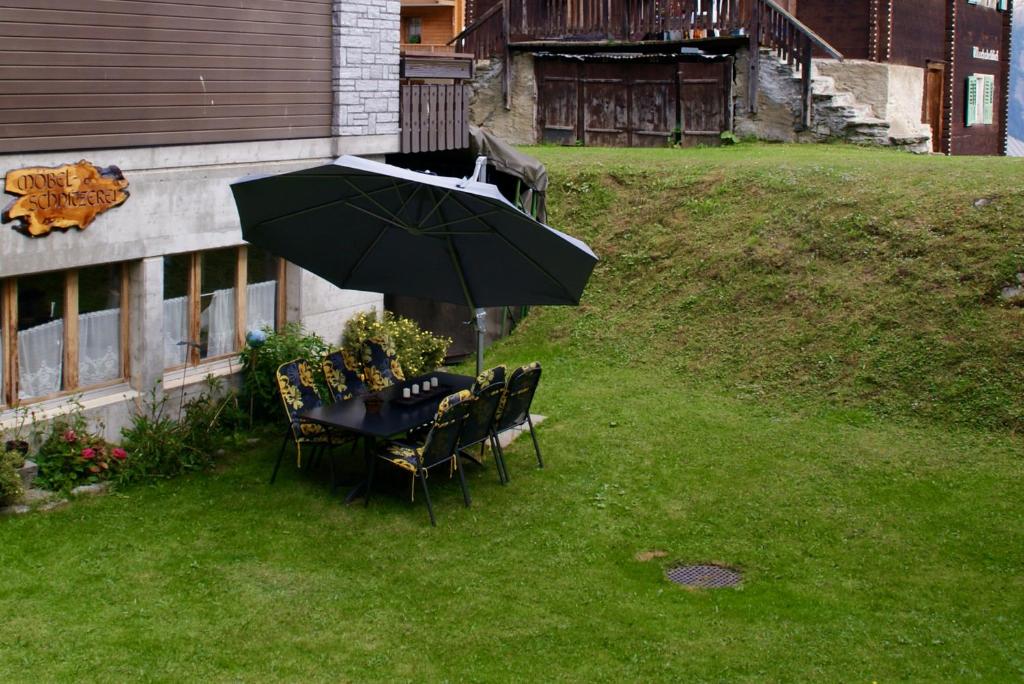 Zahrada ubytování Haus Arolle, Bettmeralp
