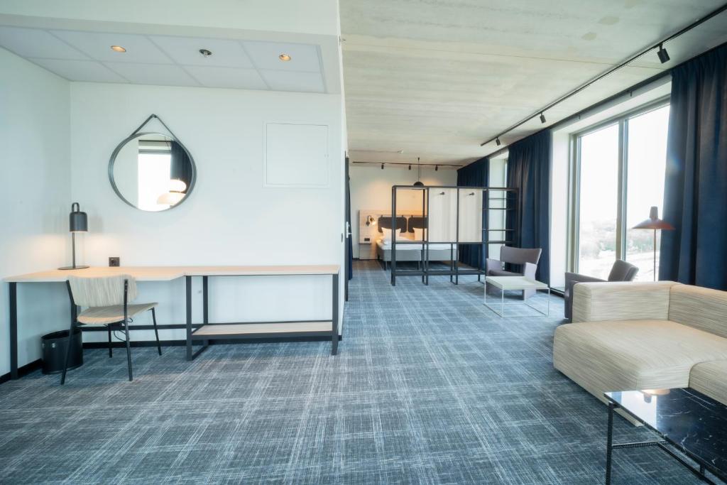 Posezení v ubytování Comfort Hotel Solna Arenastaden
