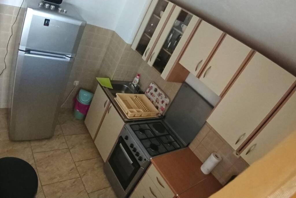 Kuchyňa alebo kuchynka v ubytovaní Apartment Vir