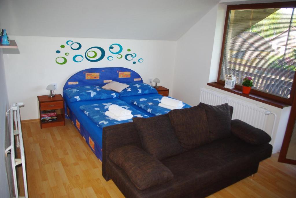 Posezení v ubytování Apartmán U Špýcharu