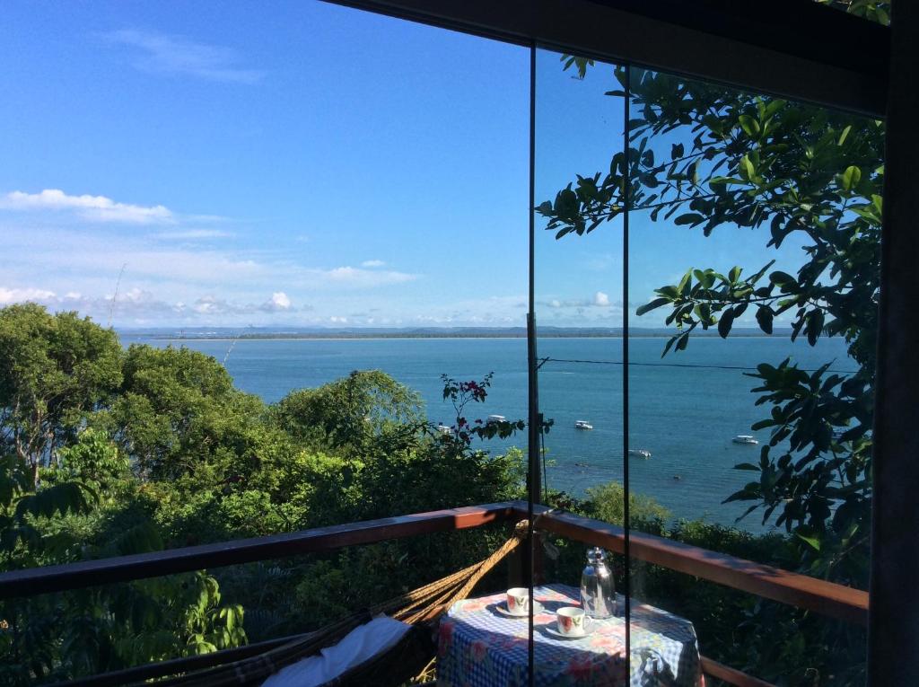 Habitación con vistas al océano en Pousada VillaBahia, en Morro de São Paulo