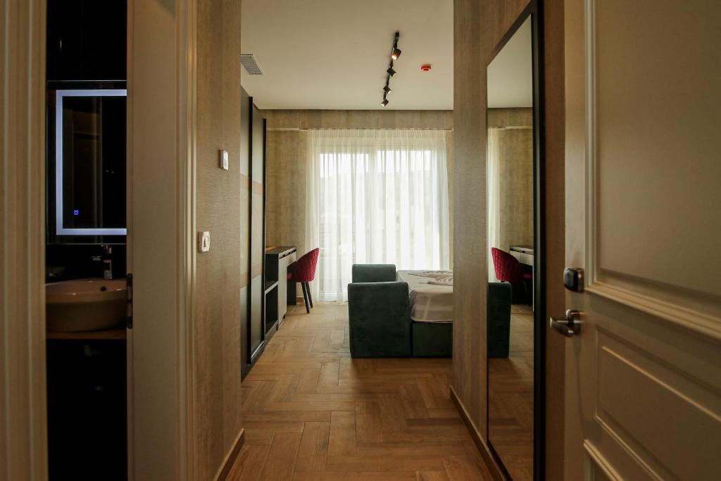 Posezení v ubytování Rozafa Blu Hotel