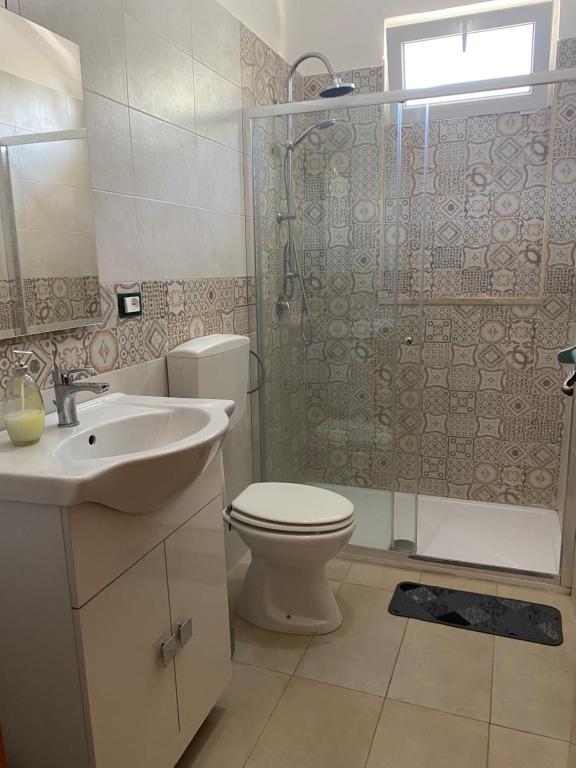Koupelna v ubytování B&B Villa Grazia