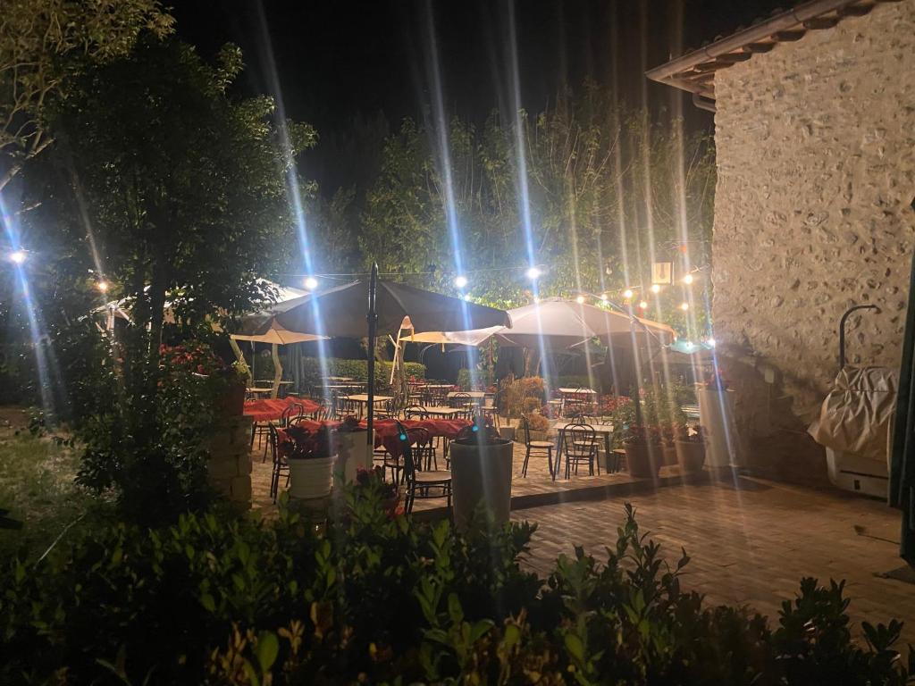 Zahrada ubytování Albergo Le Casaline