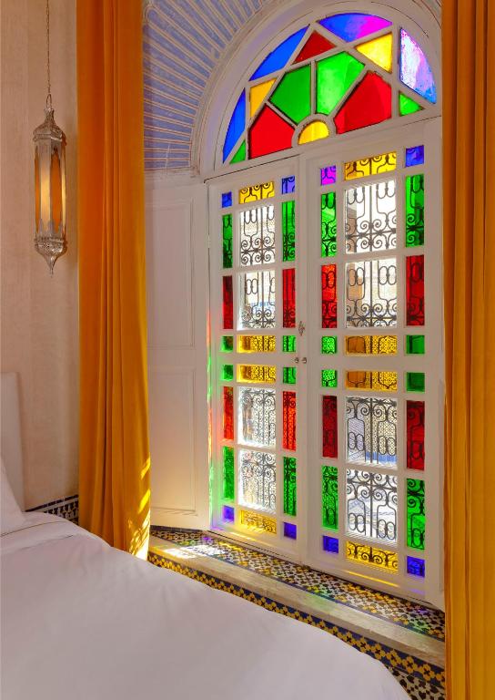 Postel nebo postele na pokoji v ubytování Riad Palais Bahia Fes