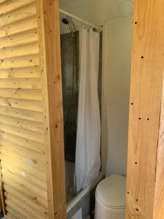 Koupelna v ubytování Tiny House Remanso del Espíritu