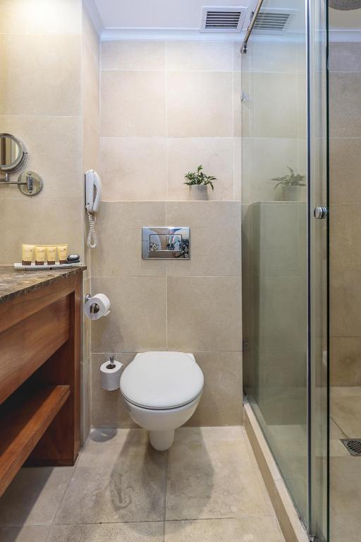 Koupelna v ubytování Ye'arim Hotel