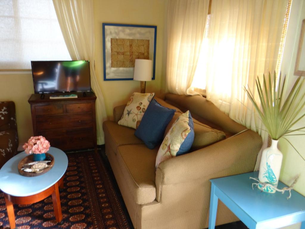 Televisi dan/atau pusat hiburan di Rollezz Villas Beach Resort