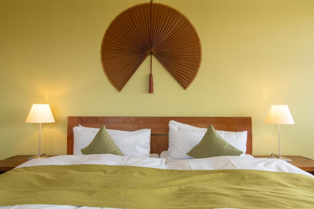 Postel nebo postele na pokoji v ubytování Hotel Viva Sky