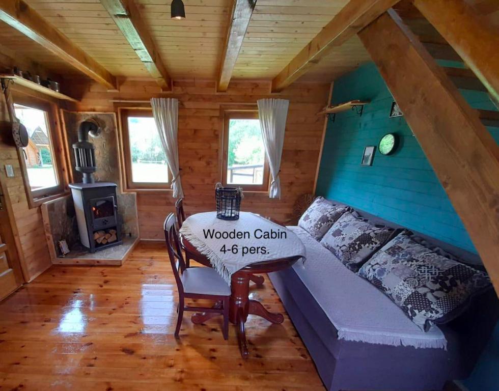 Posezení v ubytování Camp Lipovo