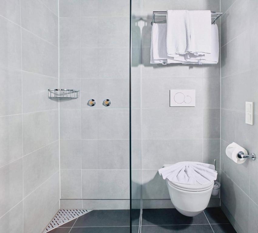 Koupelna v ubytování Thon Hotel Svolvær