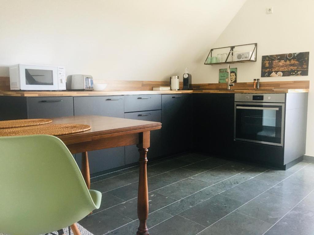 Kuchyň nebo kuchyňský kout v ubytování Apartment Urlaubsrausch am Möhnesee