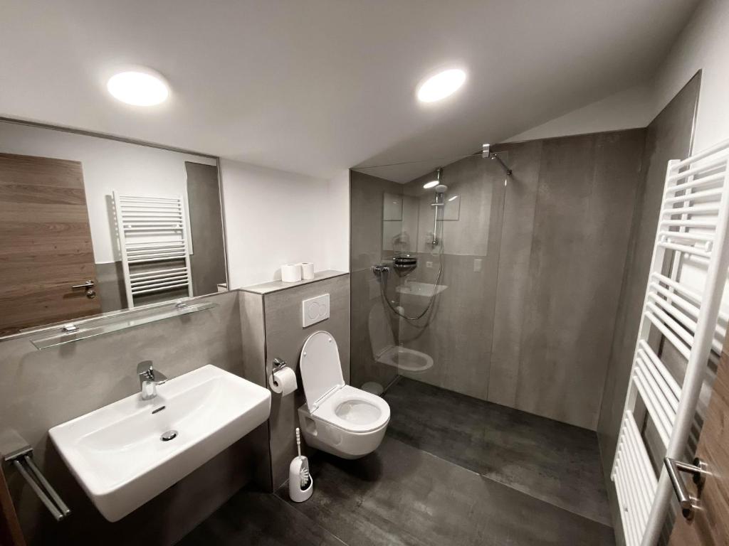 Koupelna v ubytování Appartement Tauernblick Radstadt