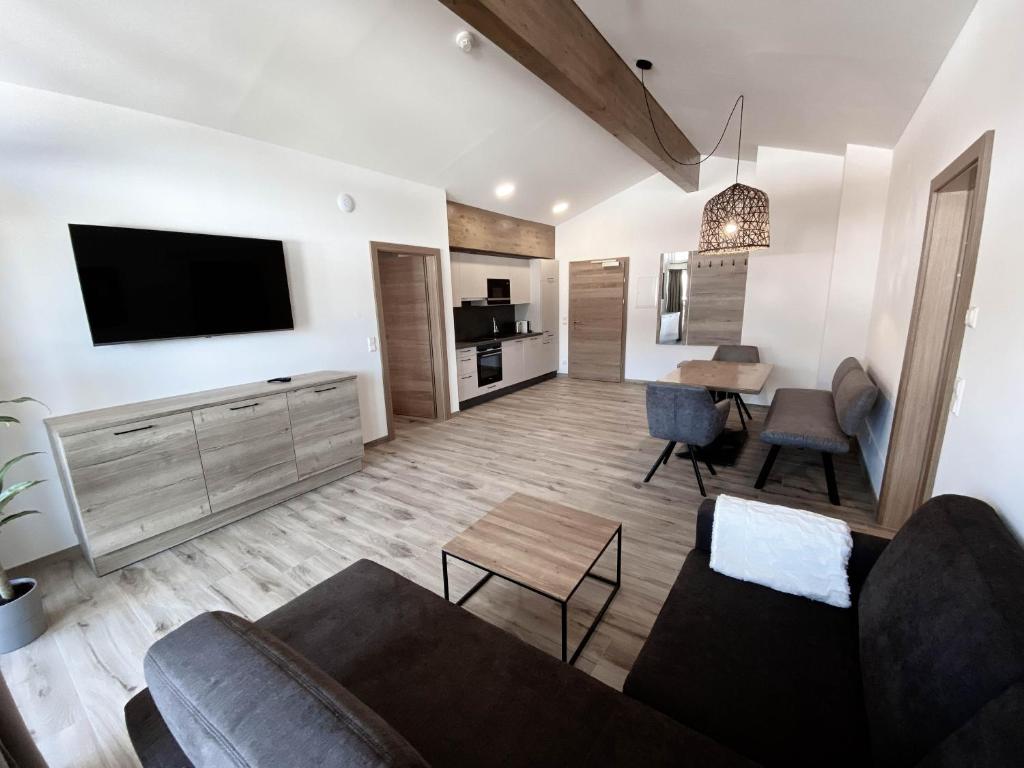 Kuchyň nebo kuchyňský kout v ubytování Appartement Tauernblick Radstadt