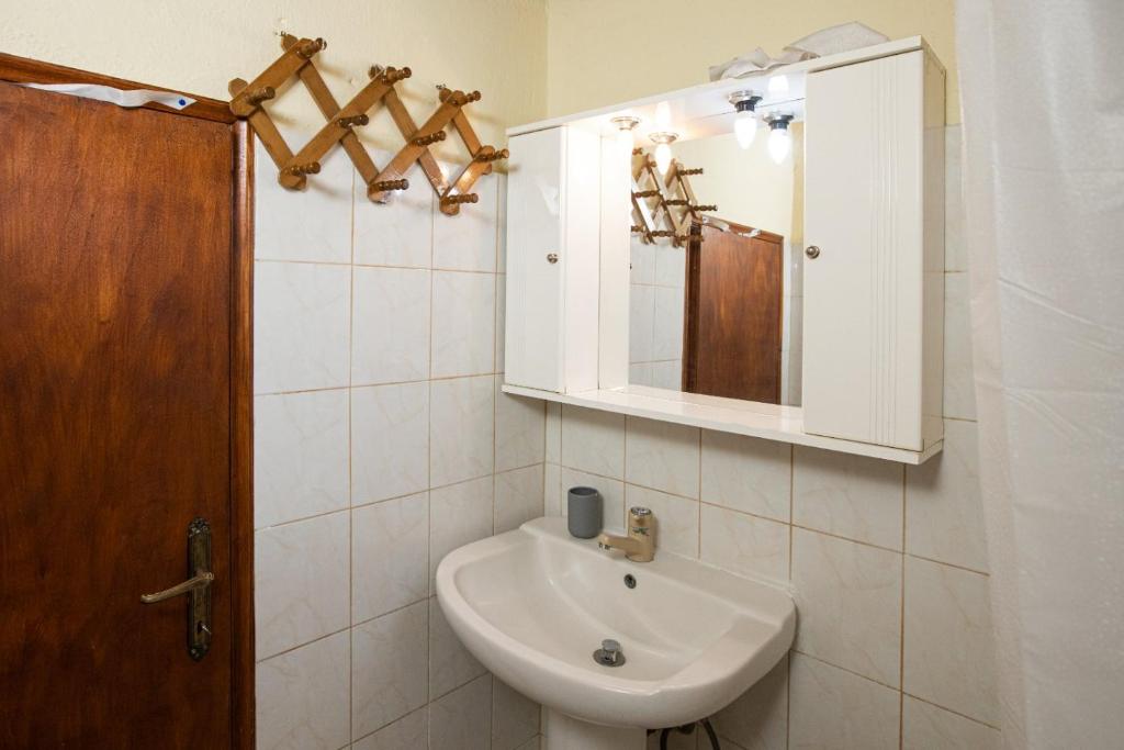Koupelna v ubytování vila halkidiki