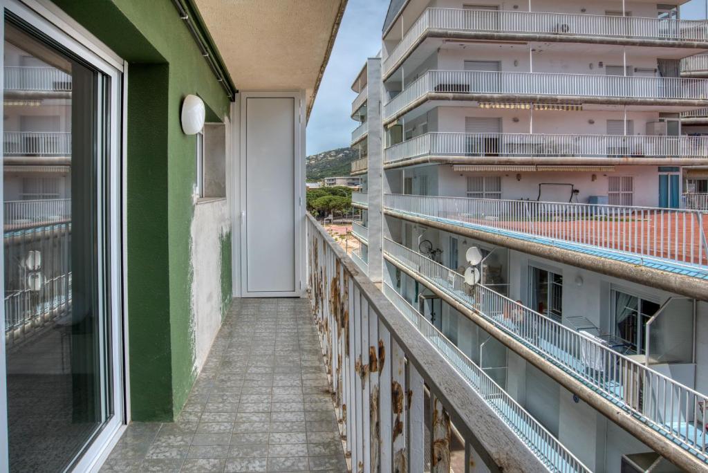 Balkón alebo terasa v ubytovaní Albatros Apartament per 5 persones en ple centre amb gran terrassa i aparcament a 5 minuts de la Platja Gran