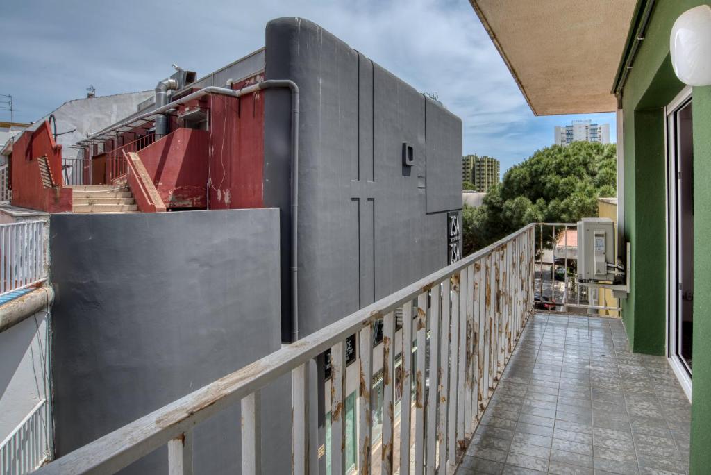 Balkón alebo terasa v ubytovaní Albatros Apartament per 5 persones en ple centre amb gran terrassa i aparcament a 5 minuts de la Platja Gran