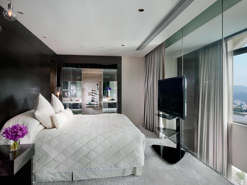 TV a/nebo společenská místnost v ubytování Sofitel Macau At Ponte 16