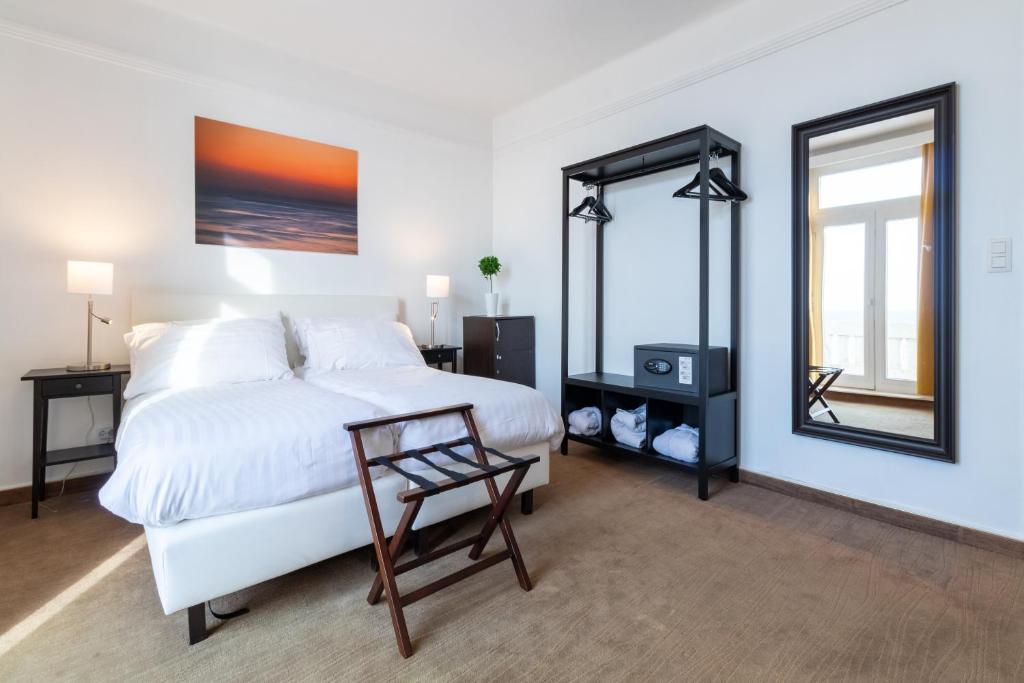 Postel nebo postele na pokoji v ubytování Thermae Palace