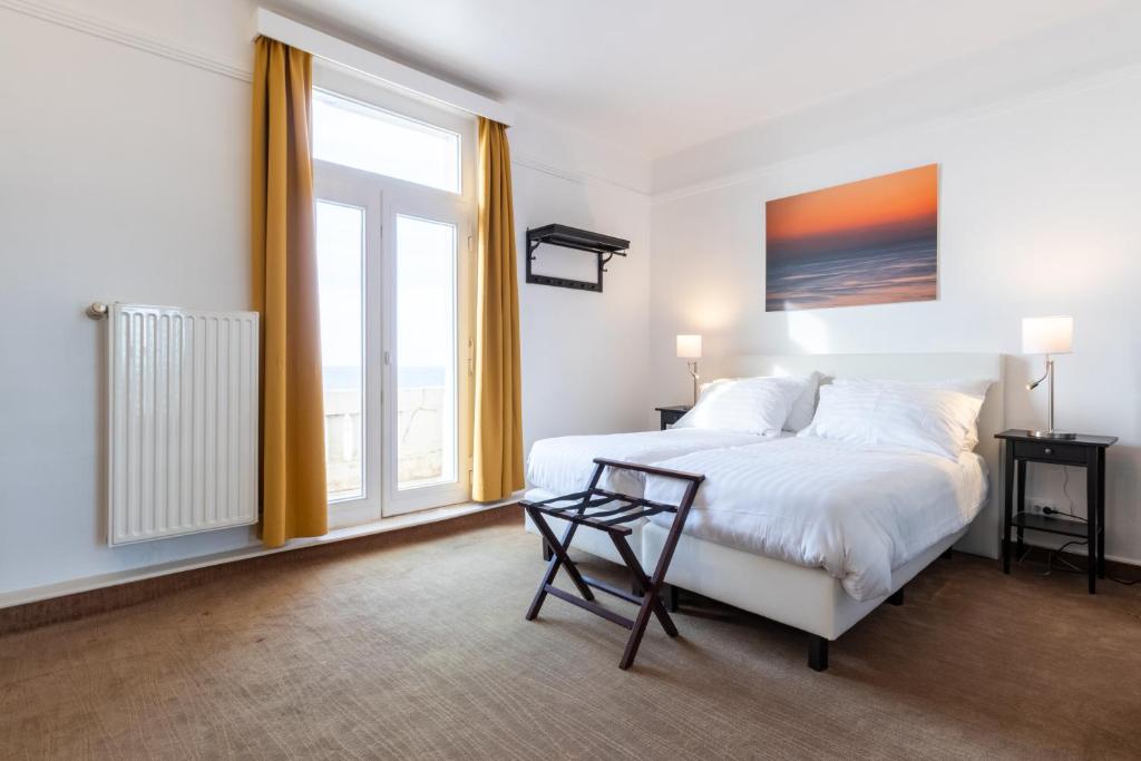 Postel nebo postele na pokoji v ubytování Thermae Palace