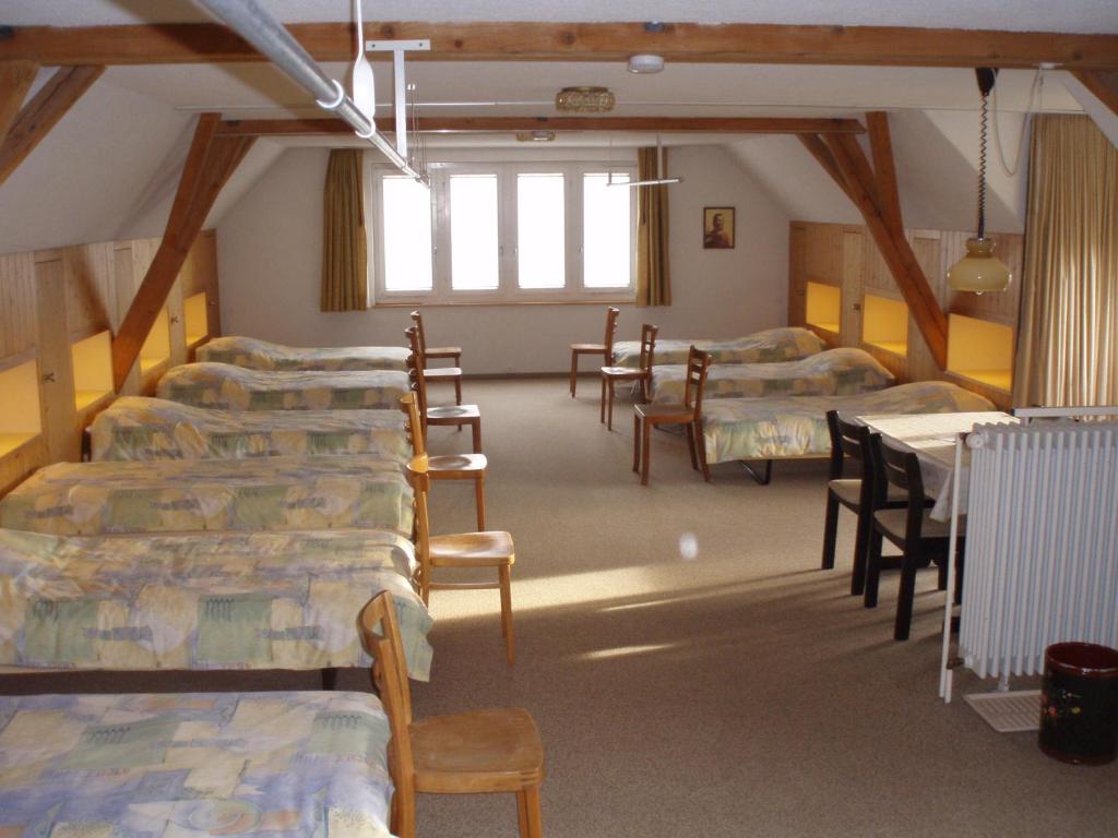 Postel nebo postele na pokoji v ubytování Haus St.Michael