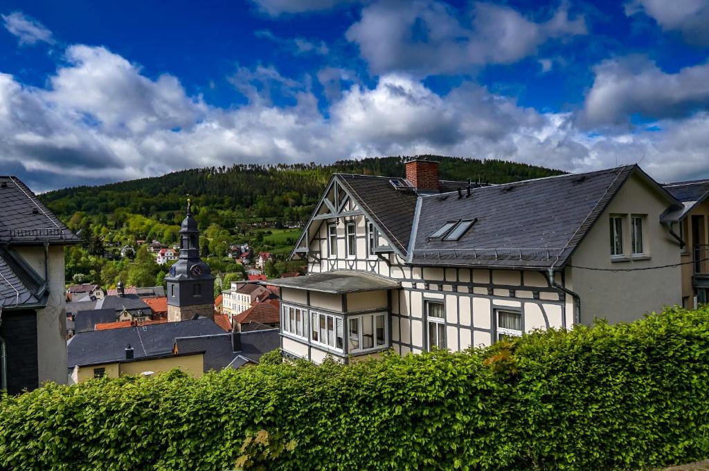 Nespecifikovaný výhled na hory nebo výhled na hory při pohledu z hotelu