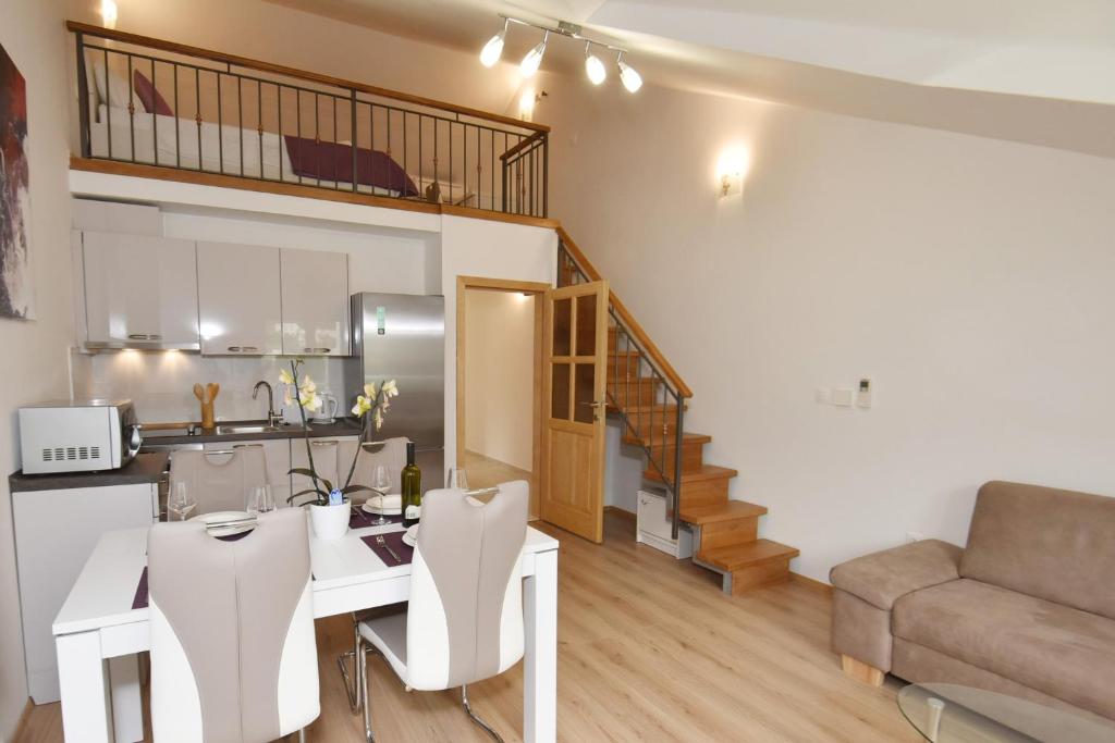 Posezení v ubytování Apartments Lorena