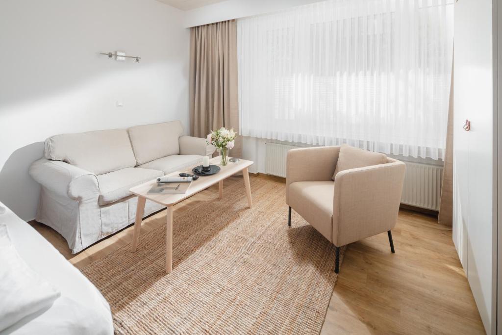 Posezení v ubytování Ferienhaus Papenfuß