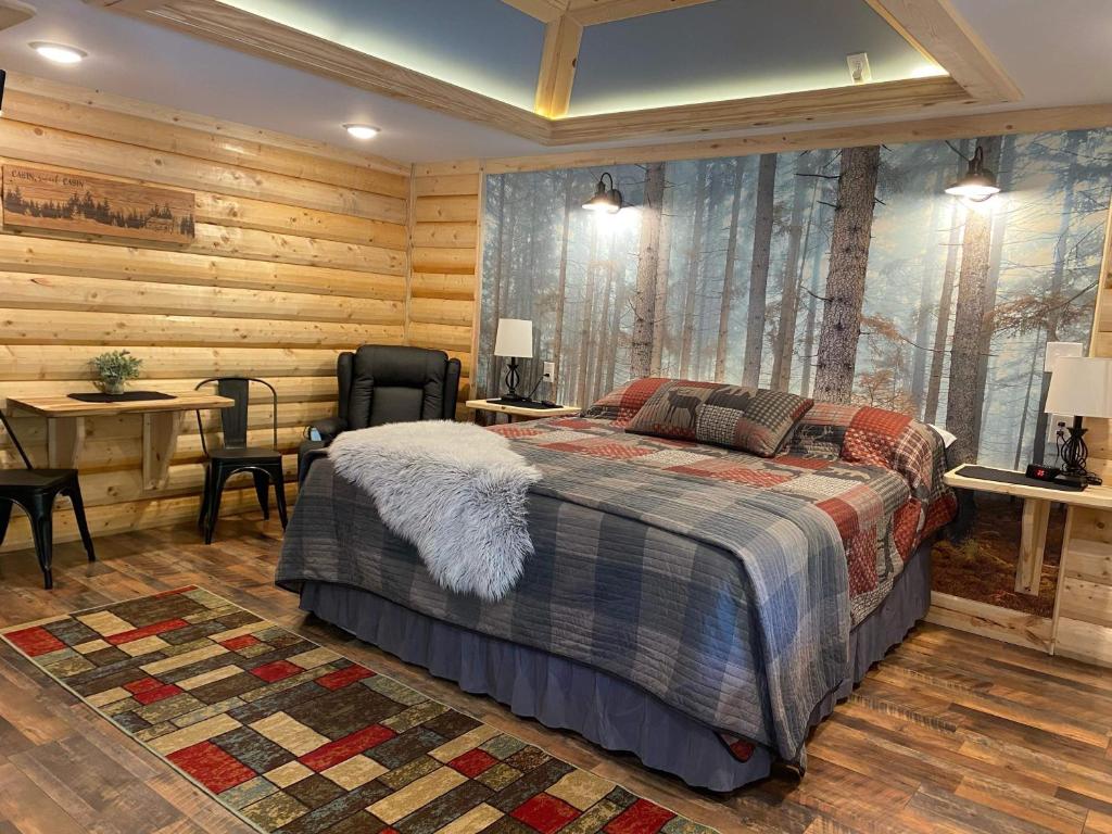 Postel nebo postele na pokoji v ubytování Moosewood Inn