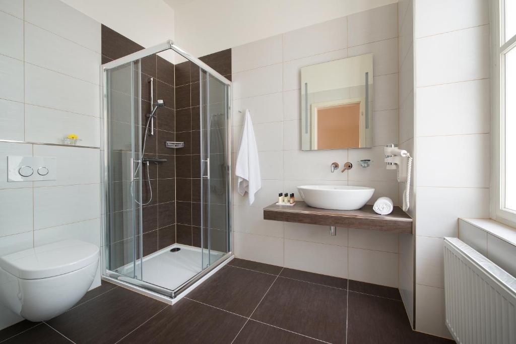 U Medvidku-Brewery Hotel - Resim 17