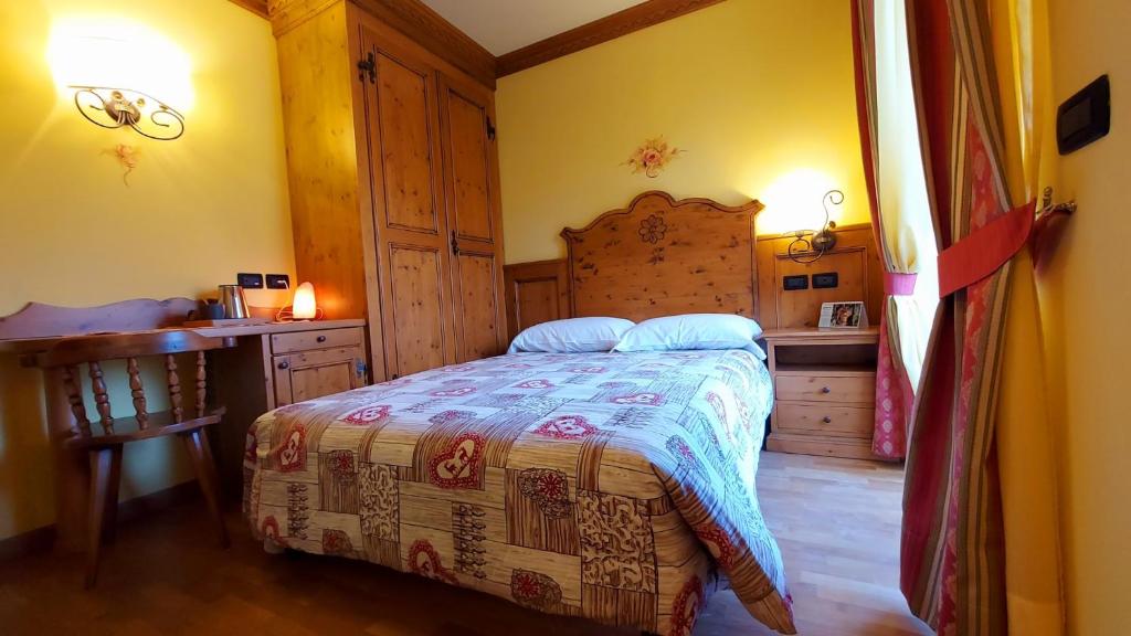 Postel nebo postele na pokoji v ubytování Hotel da Barba B&B