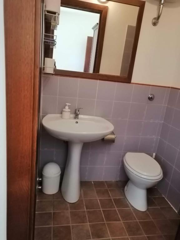 Koupelna v ubytování Predio Potantino