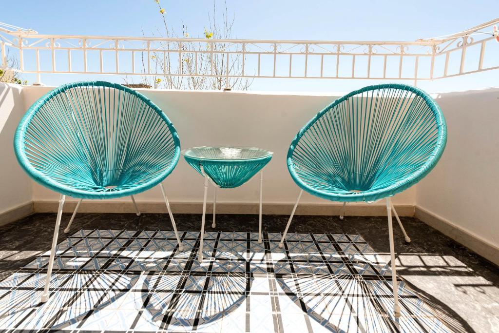 Balkon lub taras w obiekcie Alia Apartments
