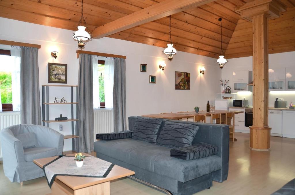 Posezení v ubytování Apartment Feher Lendava