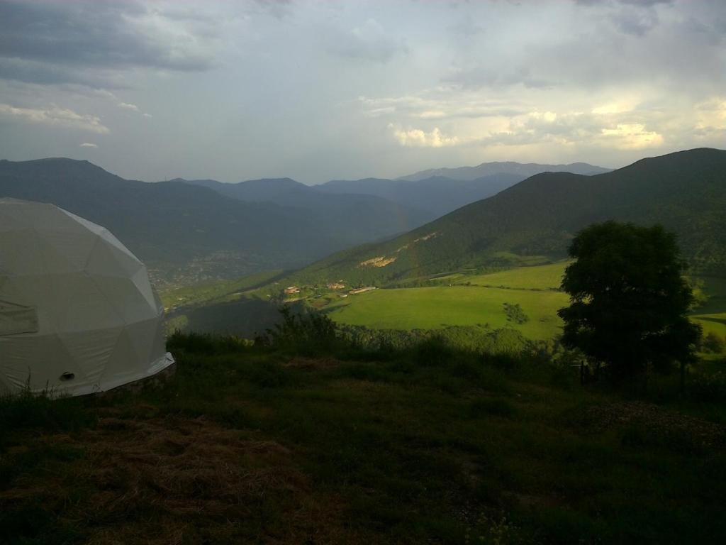 Příroda nedaleko luxury tent