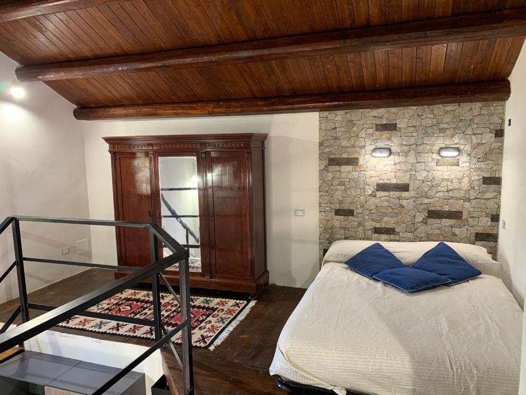 Posteľ alebo postele v izbe v ubytovaní Exclusive Loft con piscina Dal Picciotto