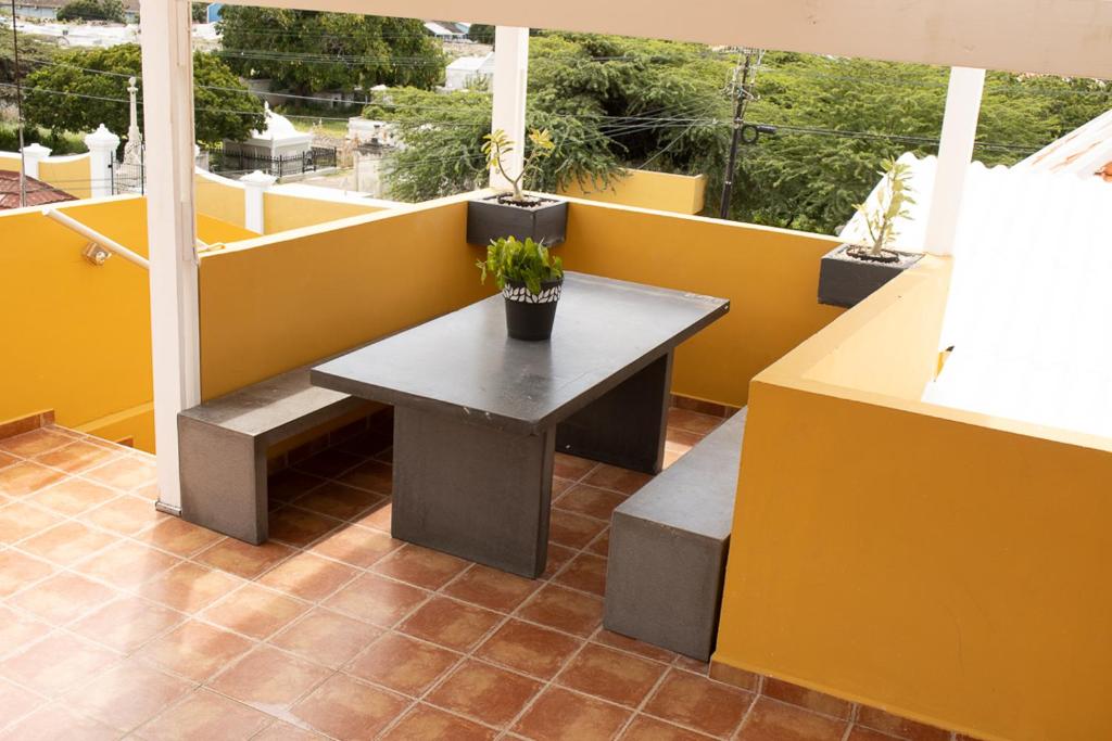 Balkón nebo terasa v ubytování Mustique Suites Curacao