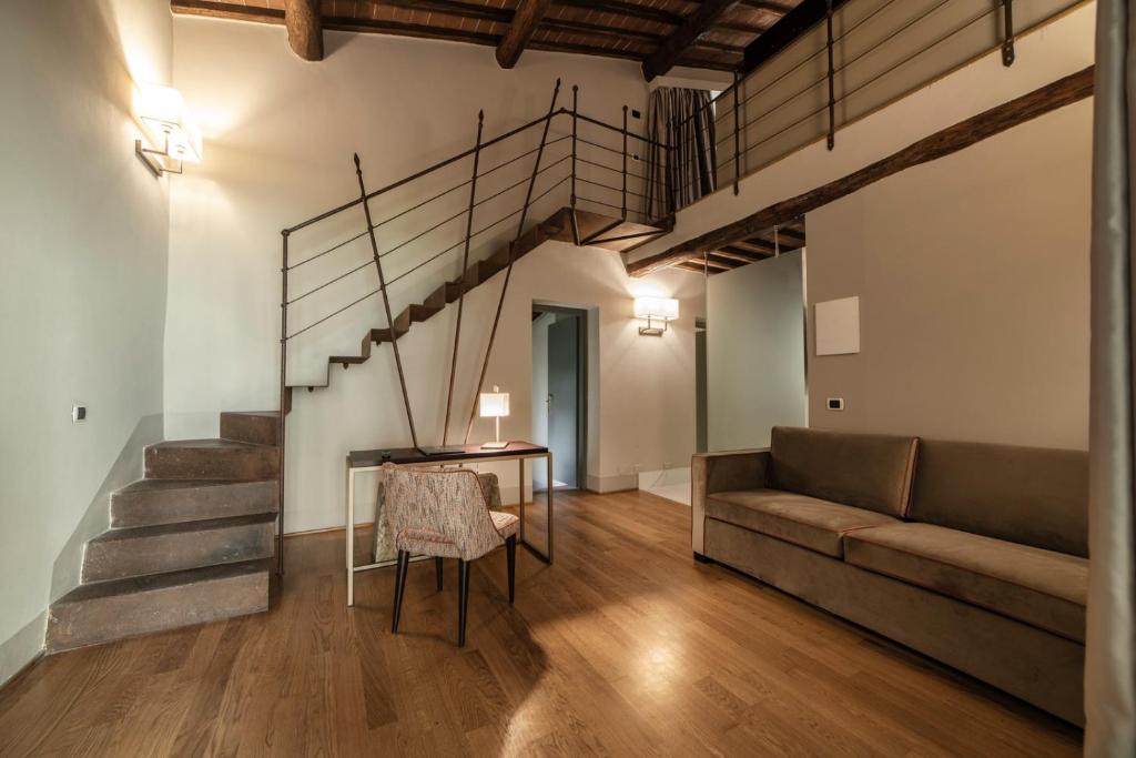 Posezení v ubytování Relais Della Rovere