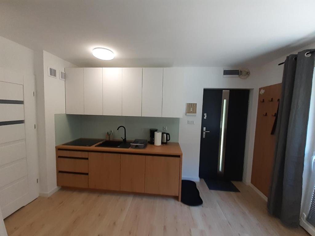Kuchnia lub aneks kuchenny w obiekcie Komfortowy apartament dwupoziomowy w cichej okolicy