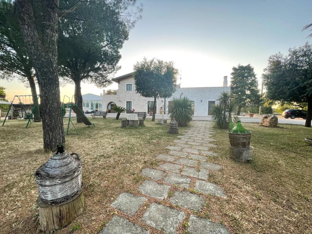 Zahrada ubytování B&B La Grave
