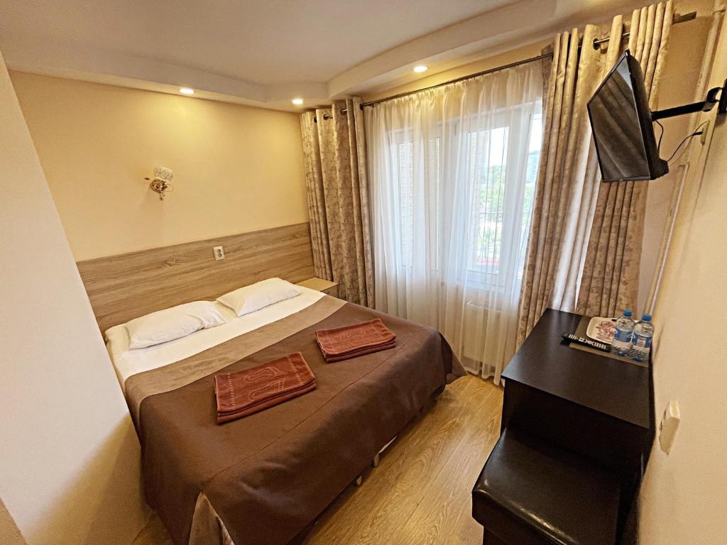 Hotel Muzeon - バルコニー付きのダブルルーム