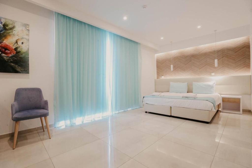 Cama o camas de una habitación en Hai Hotel