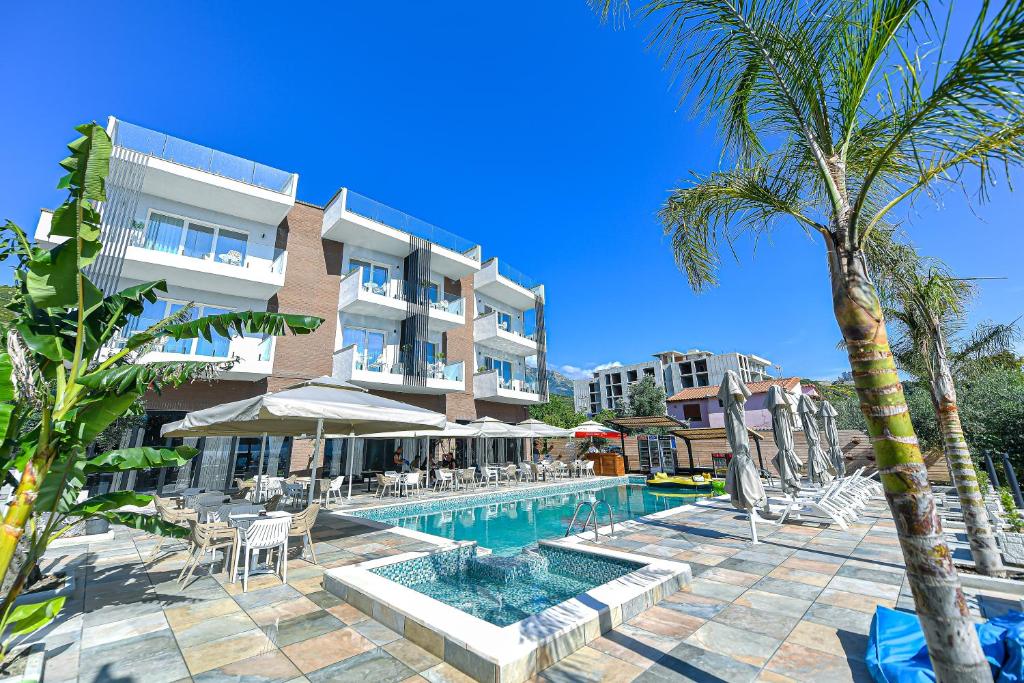 Bazén v ubytování Orik Hotel & Spa nebo v jeho okolí