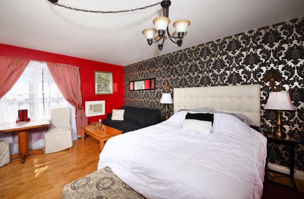 Cama o camas de una habitación en The Lookout Inn