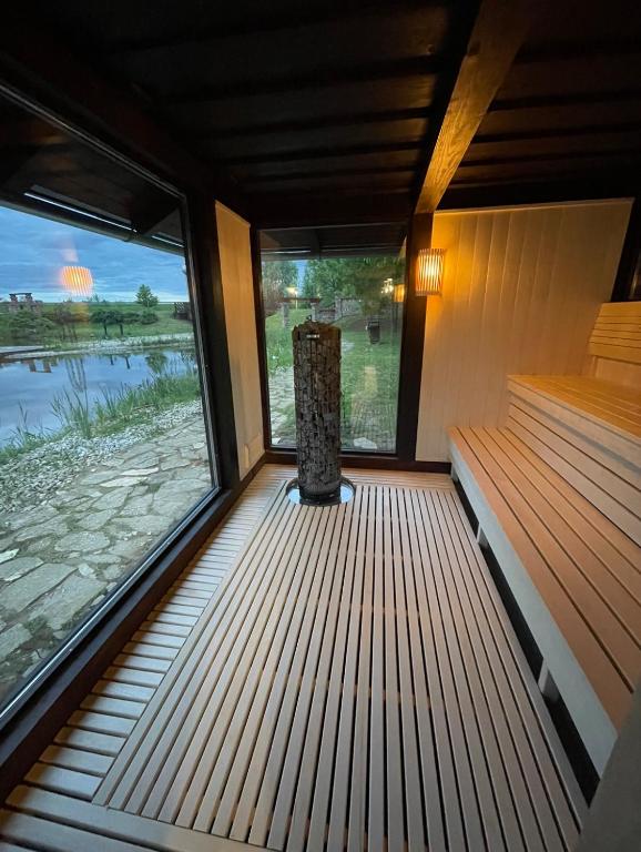 Balkón nebo terasa v ubytování István Parkhotel és Gasztrofarm
