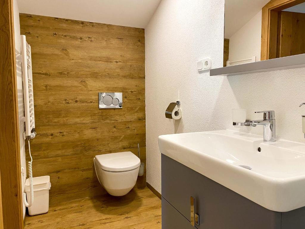 Koupelna v ubytování Haus Filzmoos