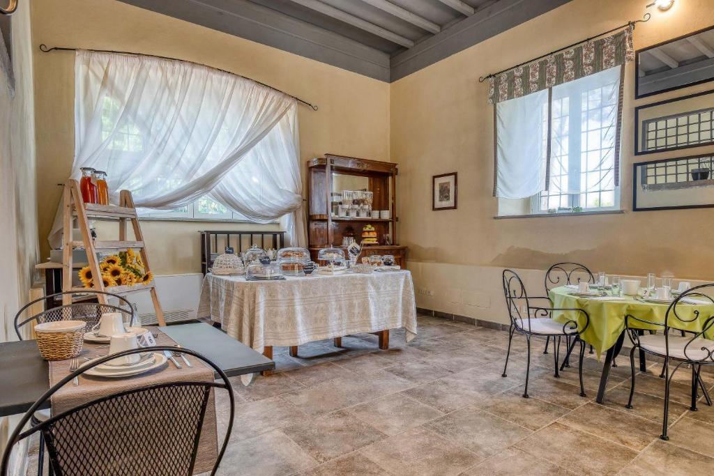 Posezení v ubytování Relais Pian Di Vico