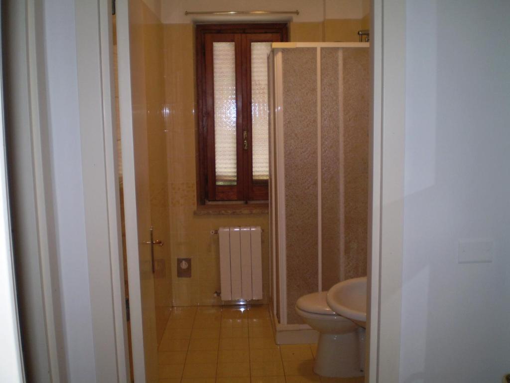 Koupelna v ubytování Hotel Tania