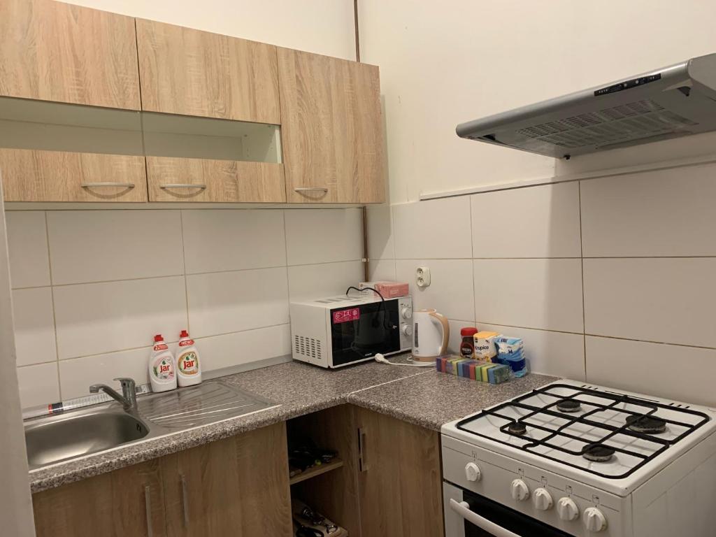 Kuchnia lub aneks kuchenny w obiekcie KK Apartments