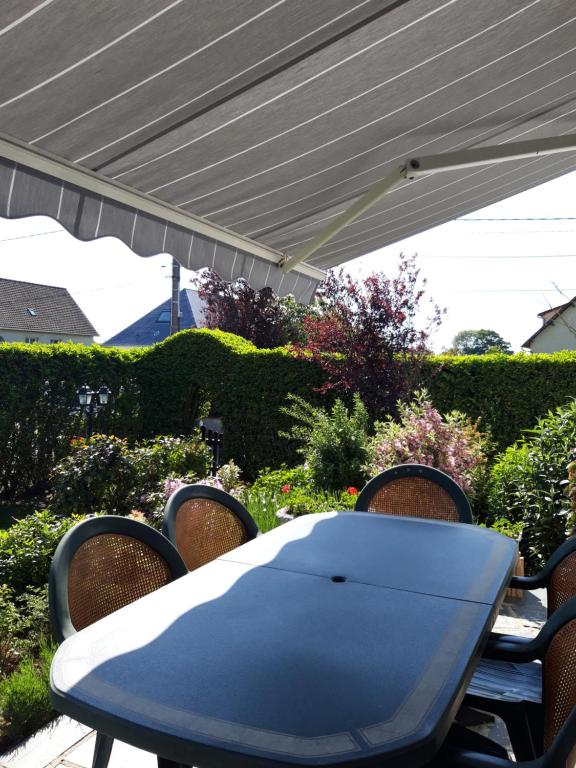 Zahrada ubytování Les Puits Bessin Normandie